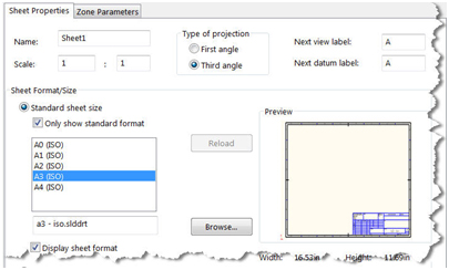 Copy Sheets Format folder in SOLIDWORKS to a safe location