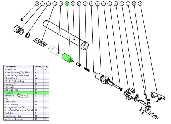 SOLIDWORKS Composer Explode Button