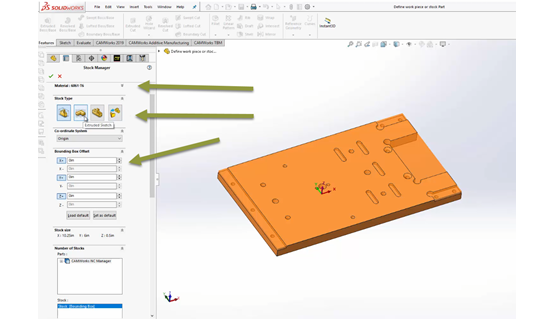 Getting Started with CAM: Defining the Workpiece or Stock