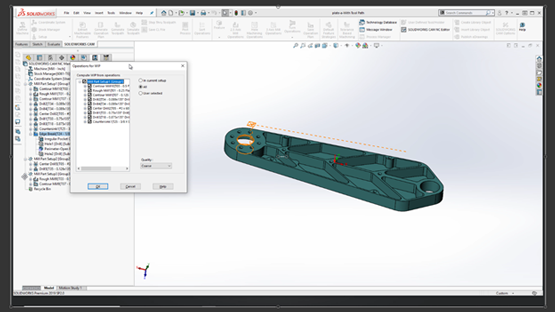 Simulating Work in Process in SOLIDWORKS CAM
