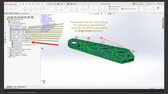 Simulating Work in Process in SOLIDWORKS CAM