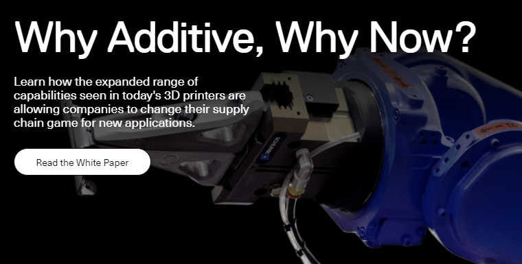 Why Additive, Why Now