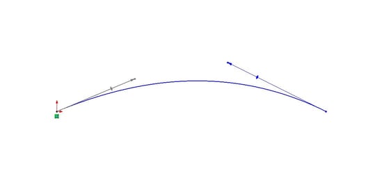 Modified Spline Handles in SOLIDWORKS Sketcher