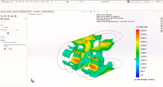 Getting Started with SOLIDWORKS Simulation - Results