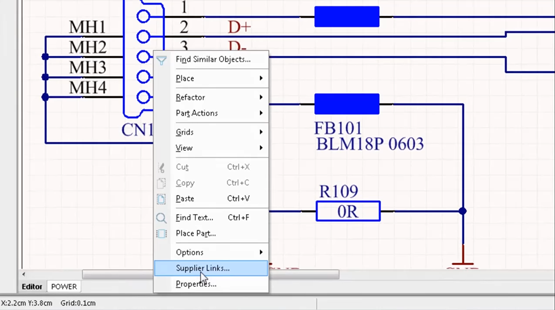SOLIDWORKS PCB Supplier Link 