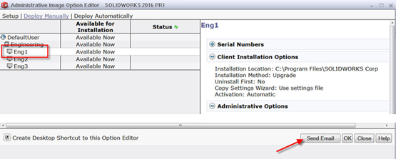 Creating and Deploying an Admin Image for SOLIDWORKS