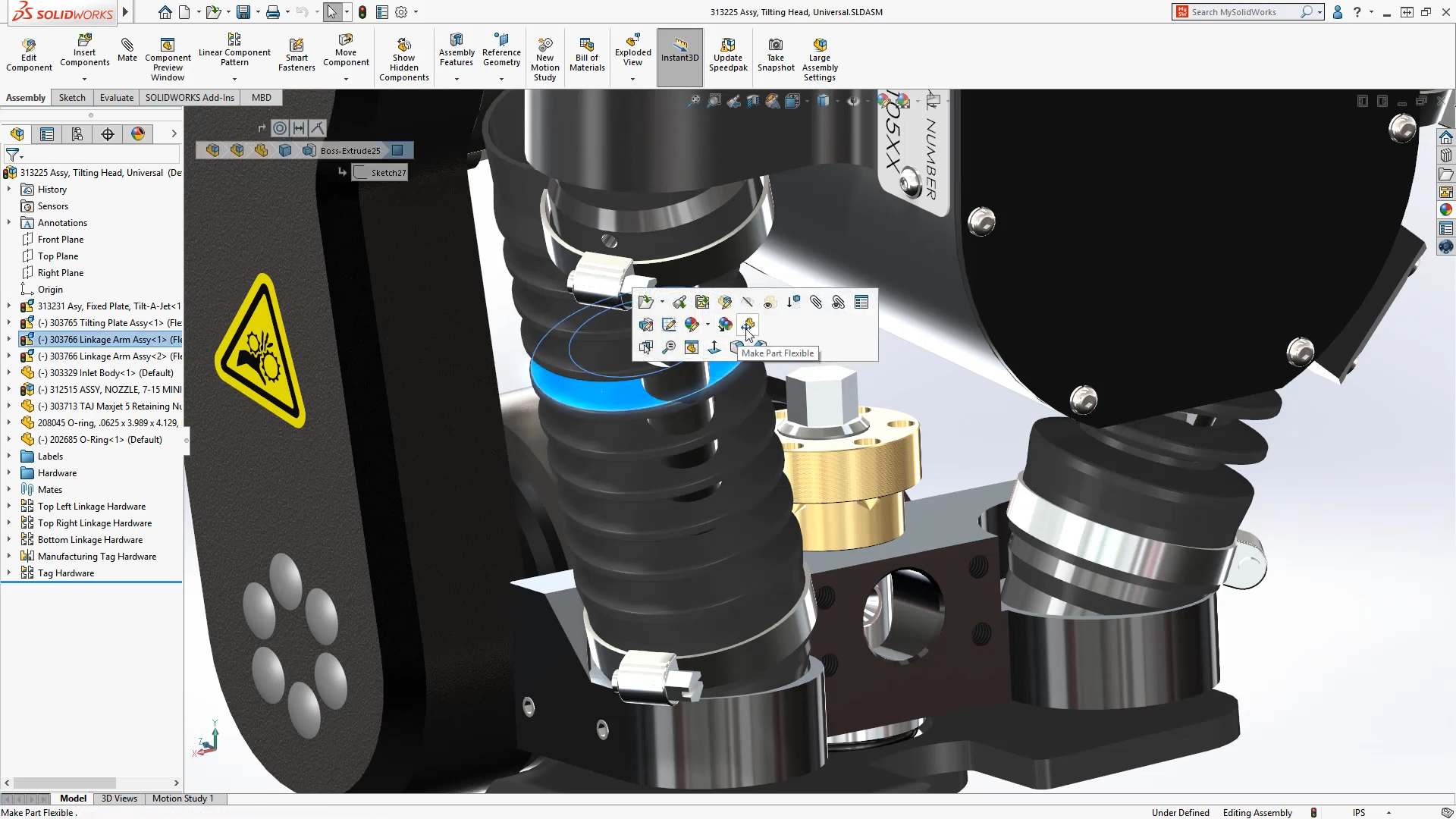 Detailing Mode and Flexible Parts Coming to SOLIDWORKS 2020
