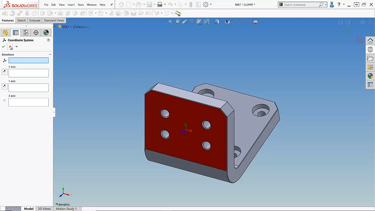 How to Move the Origin Within Your Part Model
