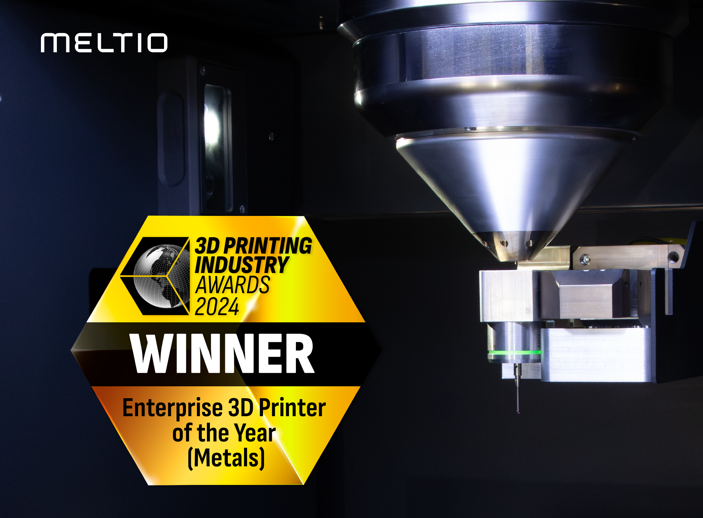 Meltio M600 Wins Prestigious 3D Printing Industry Award for Enterprise 3D Printer of the Year (Metals)