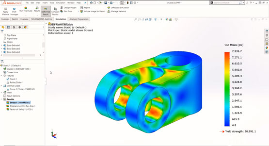 Introduction to SOLIDWORKS Simulation - Results