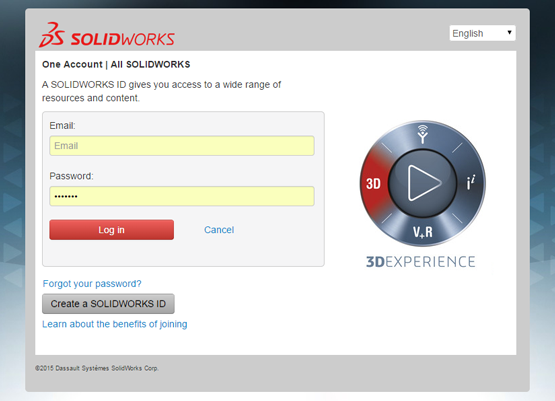 SOLIDWORKS Customer Portal Login