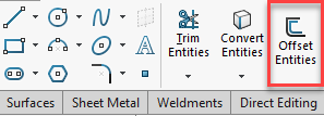 How to Use Offset and Convert Entities in SOLIDWORKS