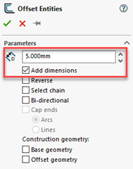 How to Use Offset and Convert Entities in SOLIDWORKS